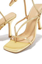 Load image into Gallery viewer, Eren Ankle Strap Heels - Gold
