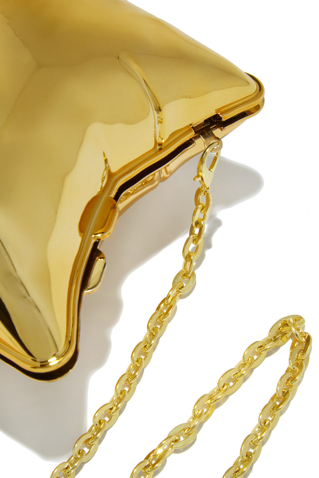Load image into Gallery viewer, Star Girl Balloon Clutch Bag - Gold
