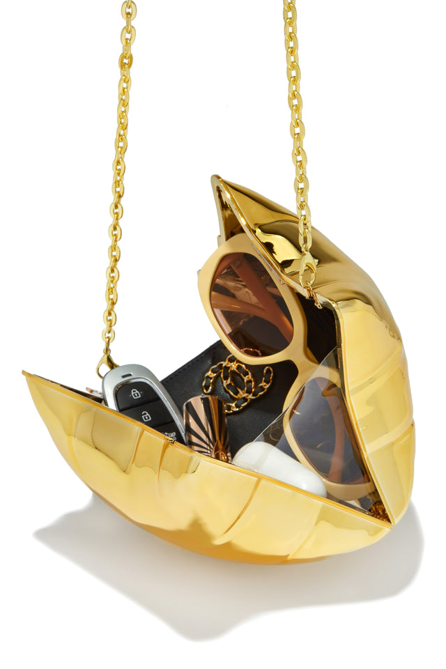 Load image into Gallery viewer, Star Girl Balloon Clutch Bag - Gold
