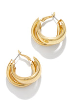 Load image into Gallery viewer, Georgina Chunky Hoop Earring - Gold
