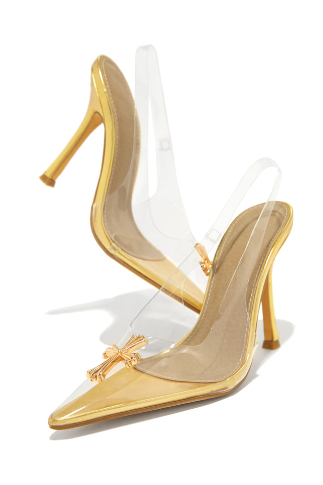Clear slingback heels 2025