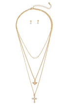 Load image into Gallery viewer, Feeling Blessed Layered Necklace - Gold
