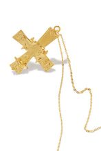 Load image into Gallery viewer, Hannah 18k Gold Plated Cross Necklace - Gold
