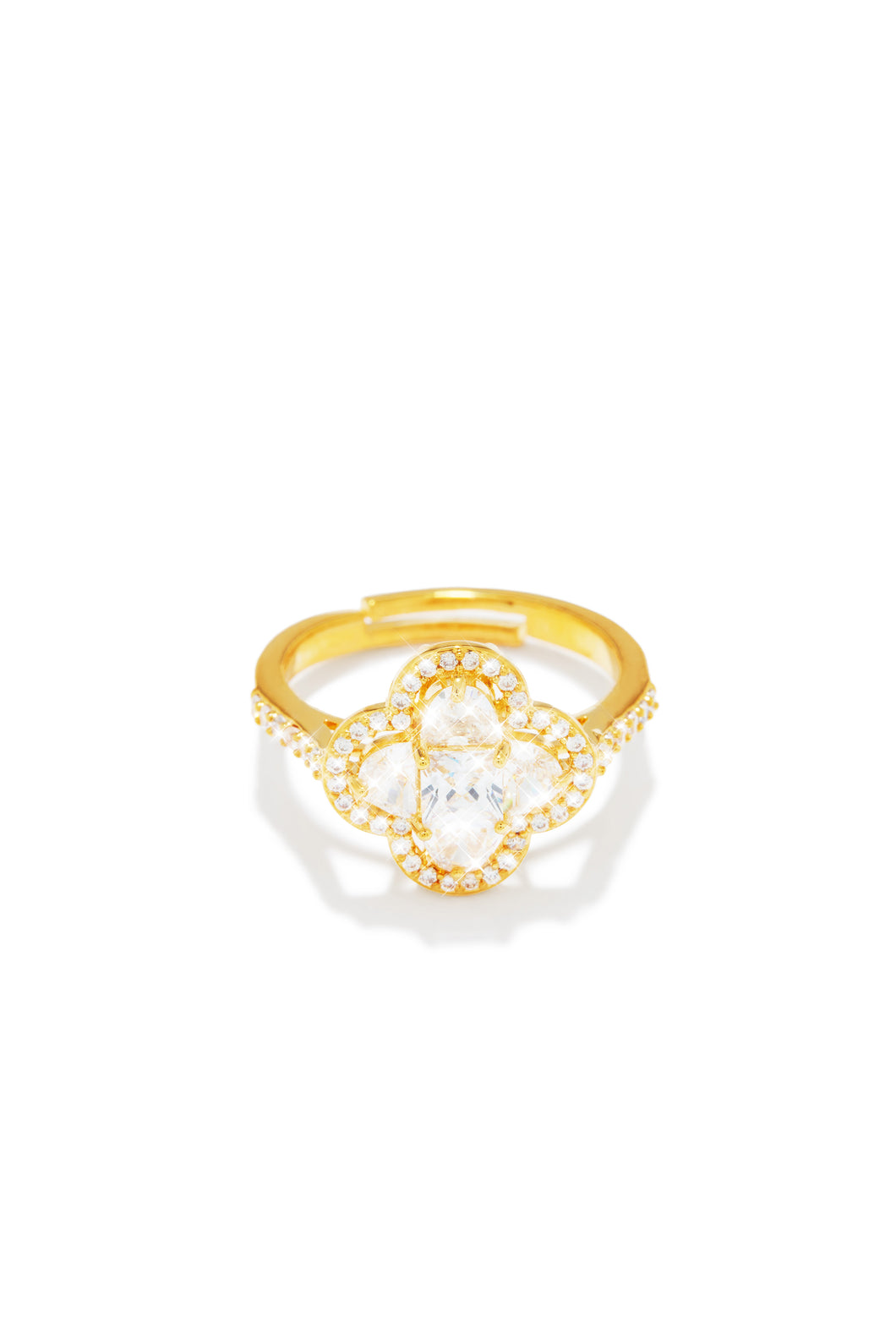 Gold-Tone Embellished Ring