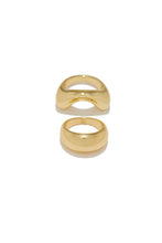 Load image into Gallery viewer, Gold Non Identical Ring Set
