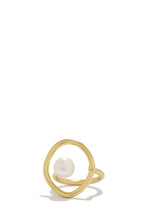 Load image into Gallery viewer, Pearl and Gold Ring
