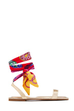 Load image into Gallery viewer, Tropicana Lace Up Sandals - Gold
