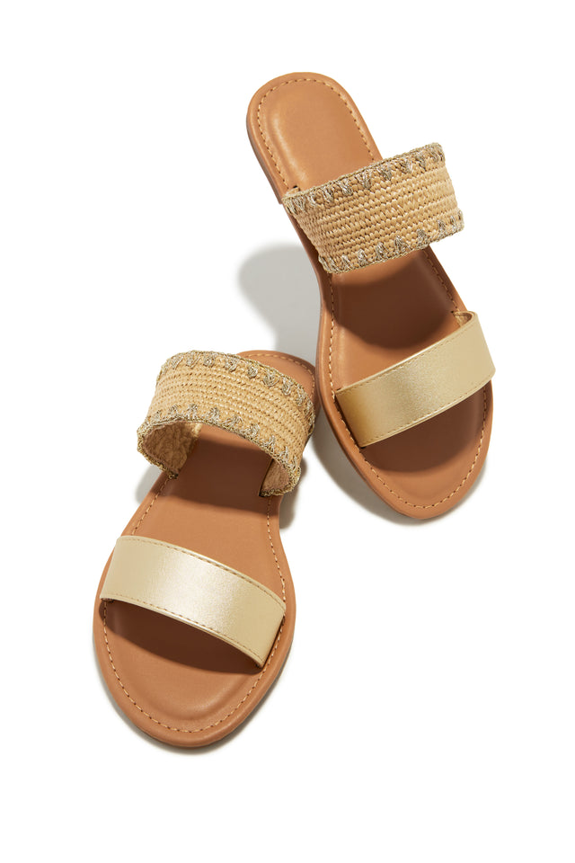 Load image into Gallery viewer, Janice Slip On Sandals - Tan
