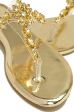 Load image into Gallery viewer, Embellished Thong Sandals
