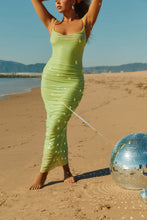 Load image into Gallery viewer, Stretchy Green Maxi Dress
