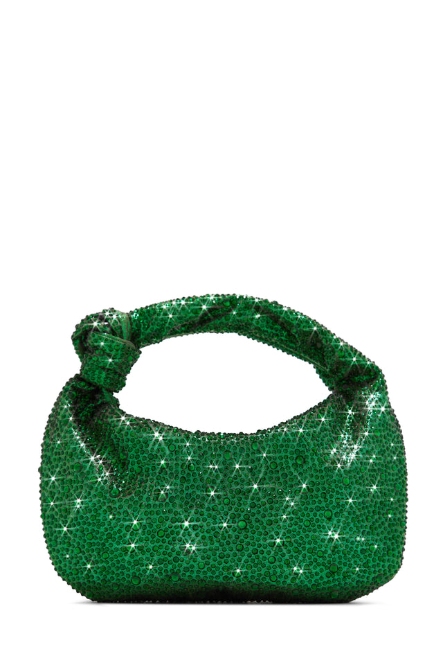 Load image into Gallery viewer, Green Embellished Bag

