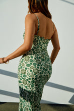 Load image into Gallery viewer, Green and Ivory Dress
