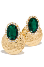 Load image into Gallery viewer, Emerald Green Holiday Earring
