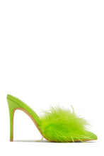 Load image into Gallery viewer, Bright Green Pump Heels
