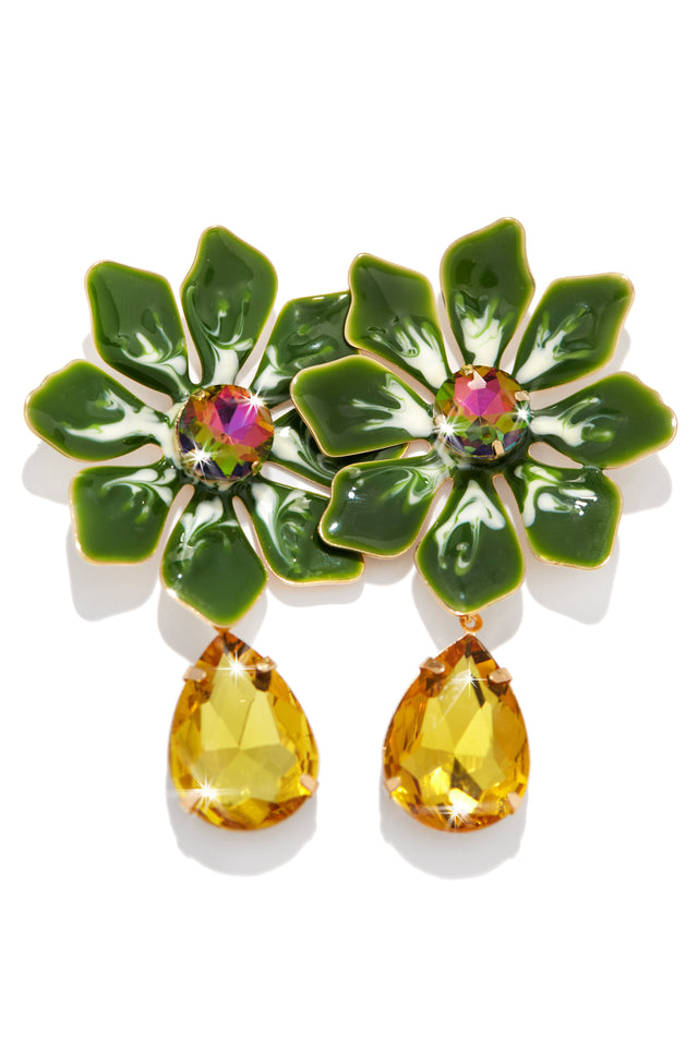 Load image into Gallery viewer, Green Earring

