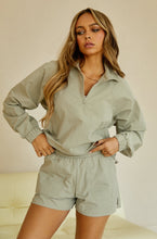 Load image into Gallery viewer, Sage Green Nylon Jacket
