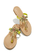 Load image into Gallery viewer, Green Embellished Sandals
