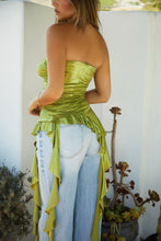 Load image into Gallery viewer, Green Ruffle Top

