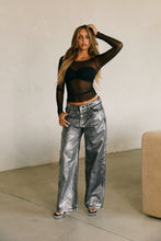 Load image into Gallery viewer, Model Standing Wearing Wide Leg Pants
