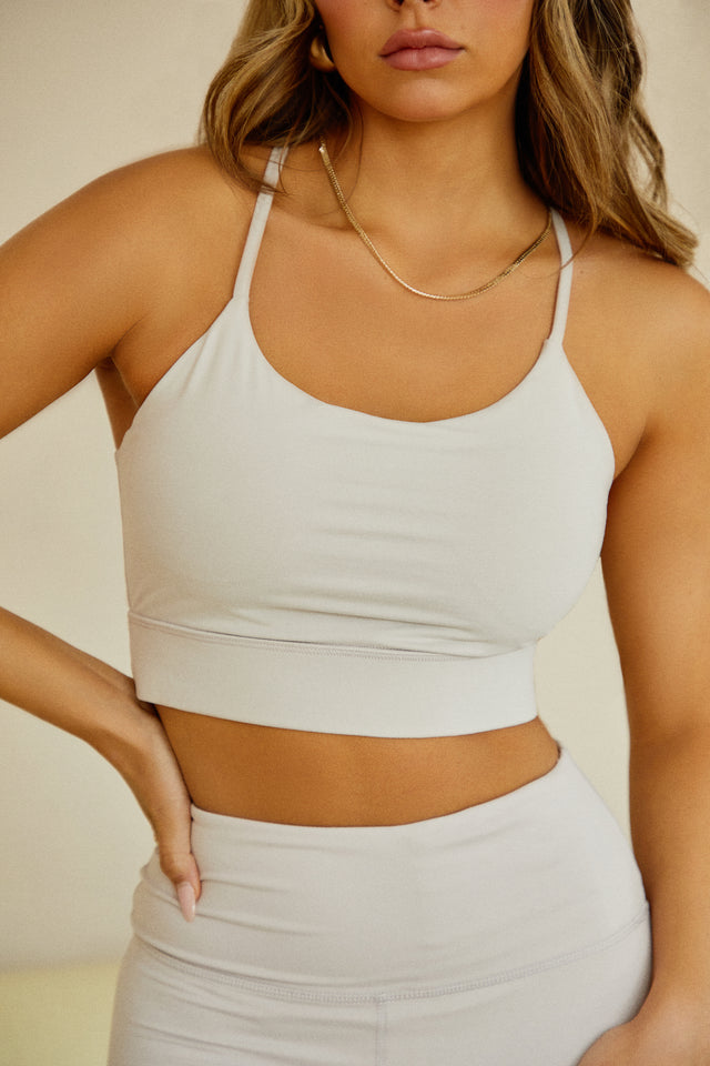 Load image into Gallery viewer, Grey Yoga Top
