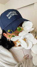 Load image into Gallery viewer, Marriage Material Exclusive Hat - Navy
