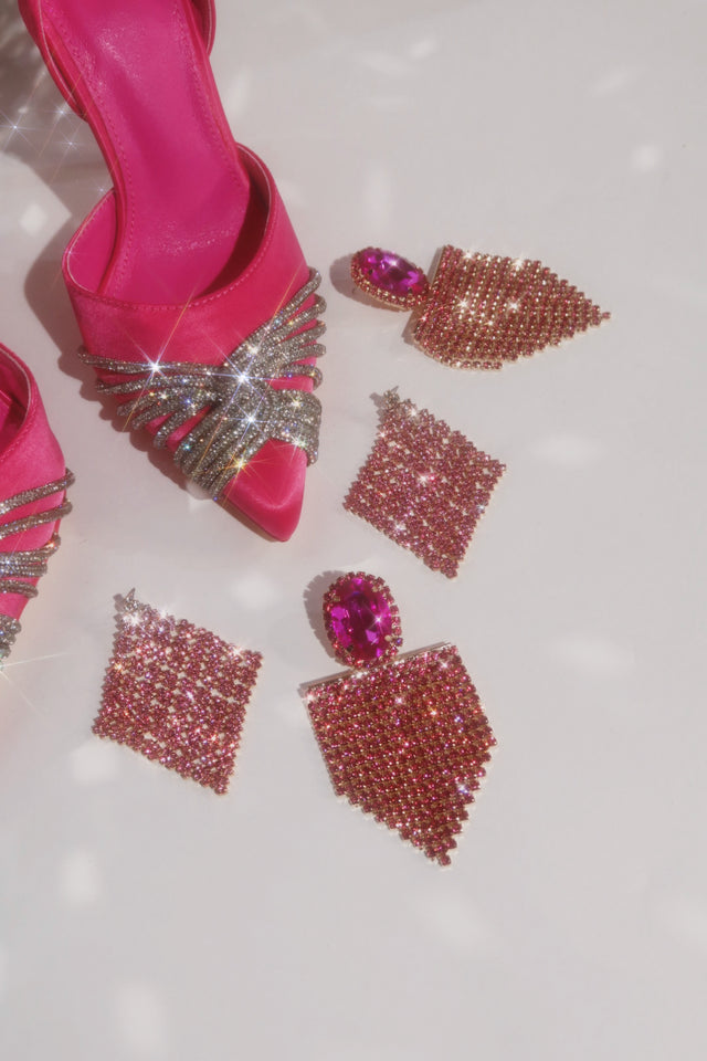 Load image into Gallery viewer, Her World Embellished High Heel Pumps - Pink
