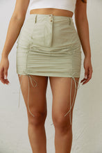 Load image into Gallery viewer, Sage Green Cargo Skirt

