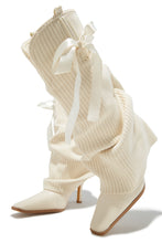 Load image into Gallery viewer, Annalee Below The Knee Slouch Boots - Cream

