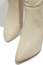 Load image into Gallery viewer, Portia Knee High Heel Boots - Bone
