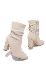 Load image into Gallery viewer, Sharon Block Heel Ankle Boot - Ivory
