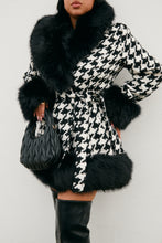 Load image into Gallery viewer, Faux Fur Trim Coat
