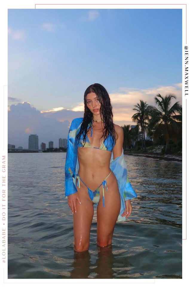 Load image into Gallery viewer, Model Wearing Swim Bikini Set
