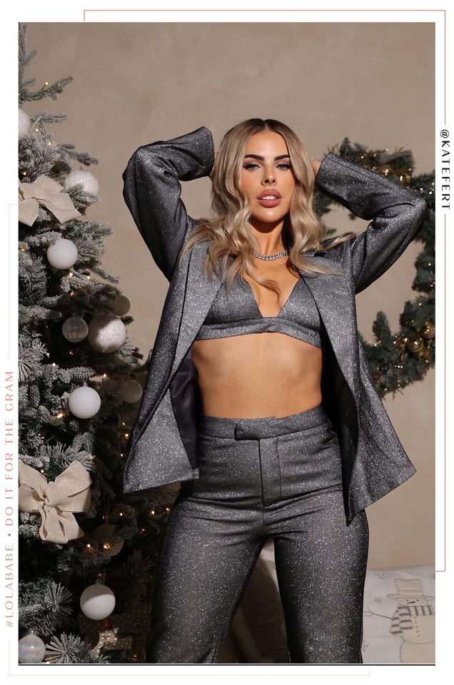 Load image into Gallery viewer, Best Dressed Three Blazer Piece Set - Black
