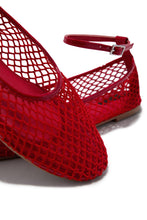 Load image into Gallery viewer, Kenley Mesh Flats - Red
