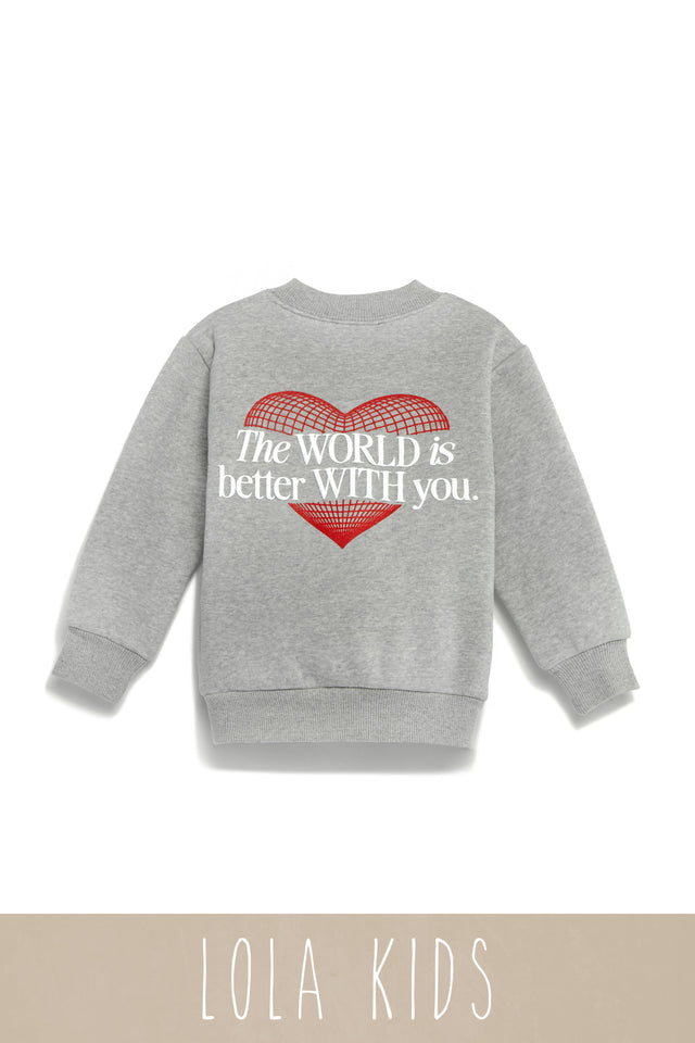 Load image into Gallery viewer, Kids Motivated Wellness Club Kids Exclusive Crewneck - Grey
