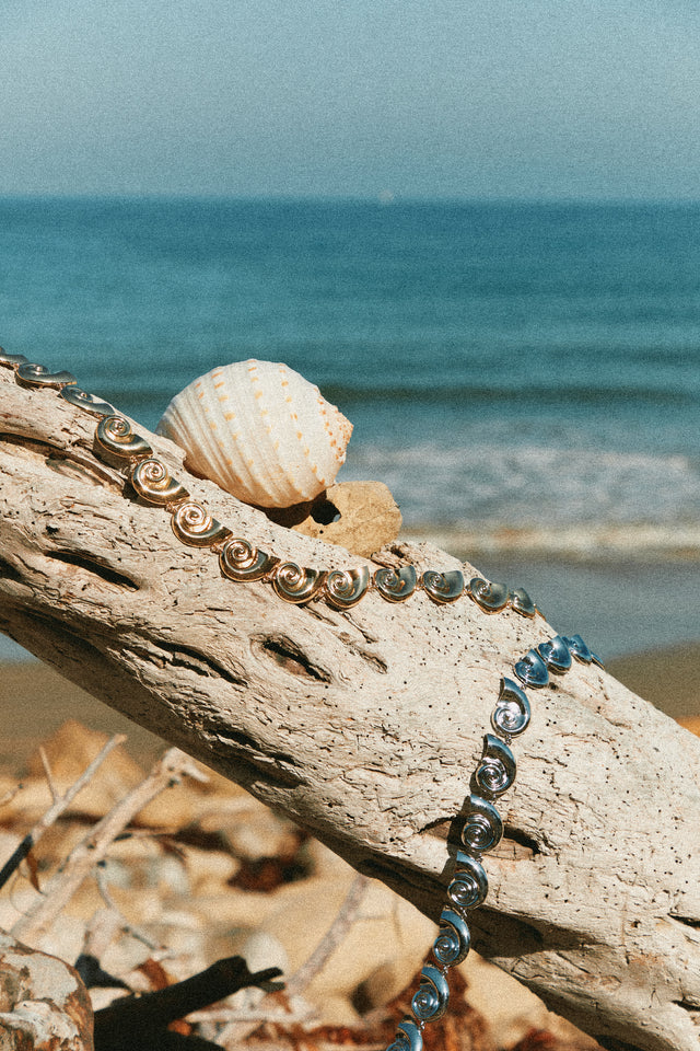 Load image into Gallery viewer, Leilani Sea Shell Chain Belt - Gold
