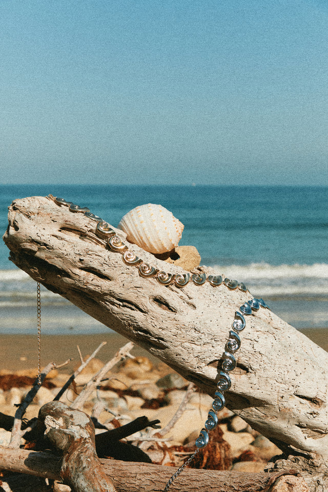 Load image into Gallery viewer, Leilani Sea Shell Chain Belt - Gold
