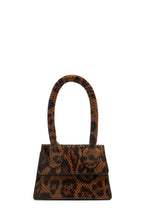 Load image into Gallery viewer, Leopard Mini Top Handle Bag
