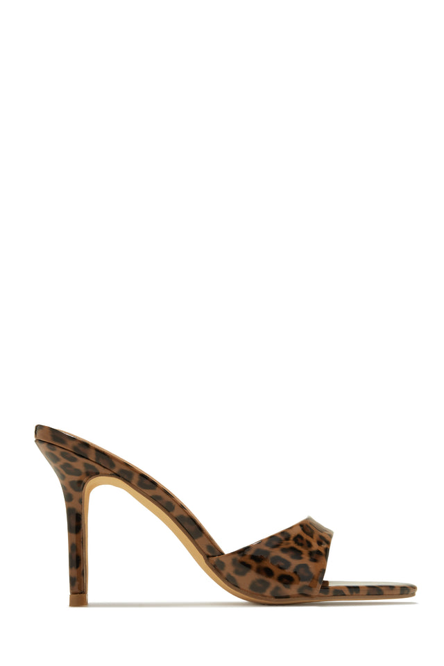 Load image into Gallery viewer, Leopard Patent Mules
