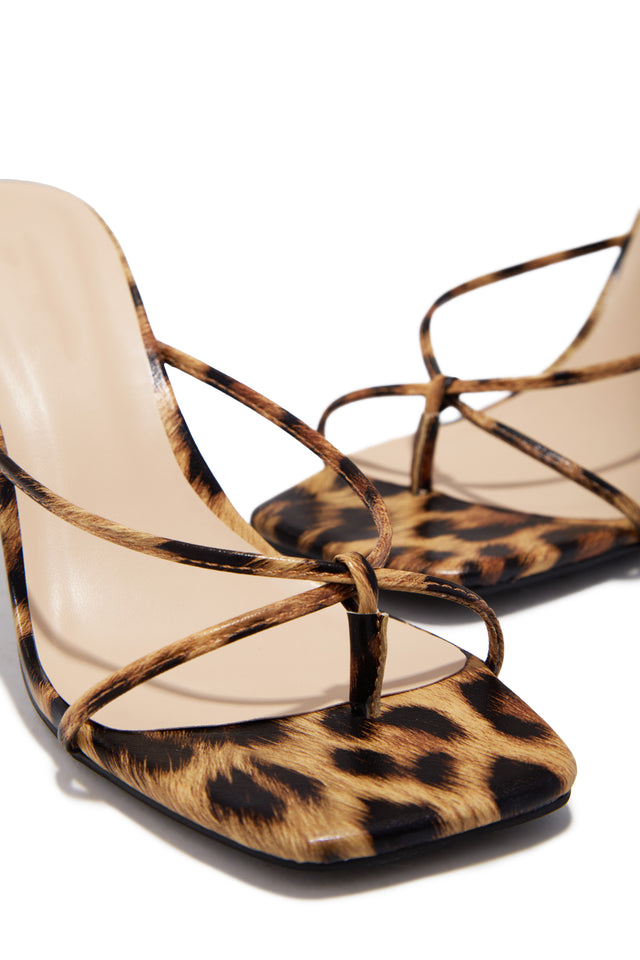 Load image into Gallery viewer, Mely Mid Heel Mules - Leopard
