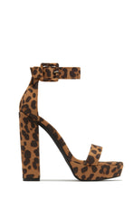 Load image into Gallery viewer, New Limits Platform Block Heels - Leopard
