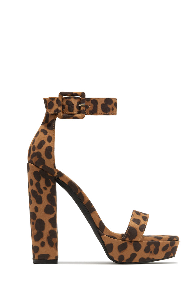 Load image into Gallery viewer, New Limits Platform Block Heels - Leopard
