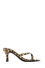 Load image into Gallery viewer, Tania Single Sole Mule Heels - Leopard

