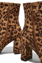 Load image into Gallery viewer, Harlow Block Heel Ankle Boot - Leopard
