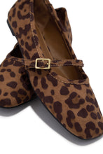 Load image into Gallery viewer, Ellie Mary Jane Flats - Leopard

