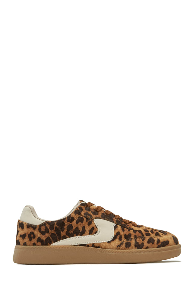 Load image into Gallery viewer, Piper Lace Up Sneakers - Leopard
