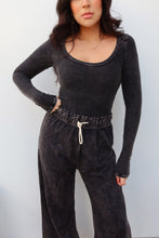 Load image into Gallery viewer, Levie Long Sleeve Bodysuit - Black
