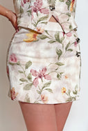 Lily Rose Skort - White Floral
