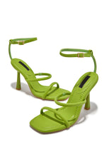 Load image into Gallery viewer, Nylah Ankle Strap Heels - Green
