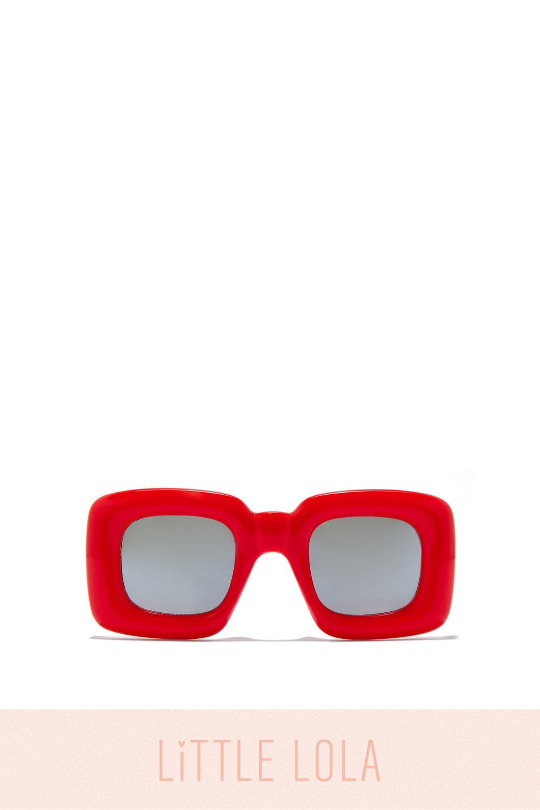 Little Lola Red Sunglasses With Gray Lenses
